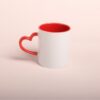 Cup with heart handle